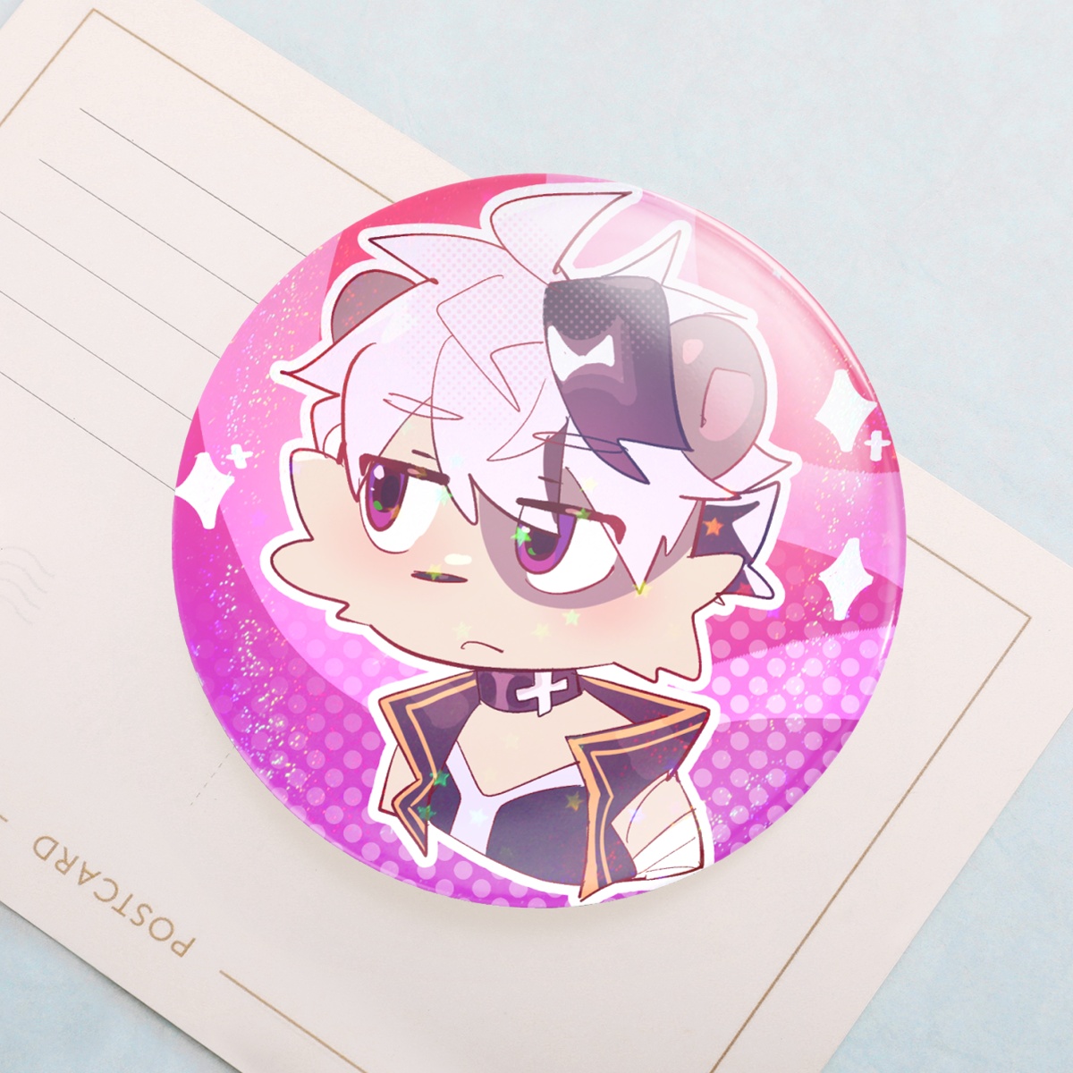 V_Flower Bear Fanart Badge