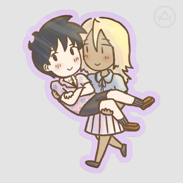 Hazel Carrying Brad Sticker