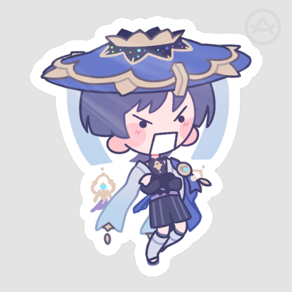 Silly Wanderer Die Cut Sticker