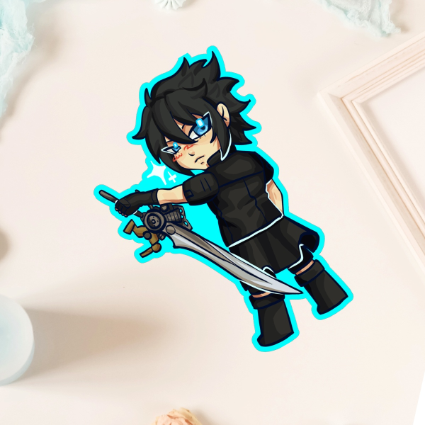 [FFXV] Noctis Die Cut Stickers