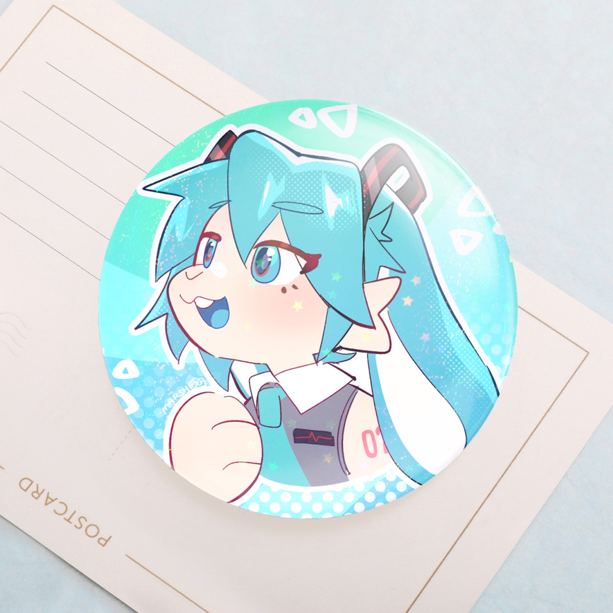 Miku Bunny Badge