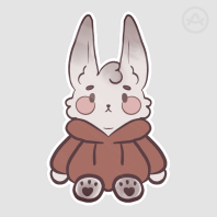kit bunny Sticker