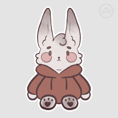 kit bunny Sticker