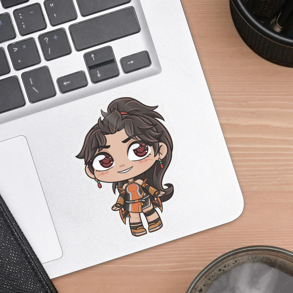 Anran Clear PET Vinyl Die Cut Sticker