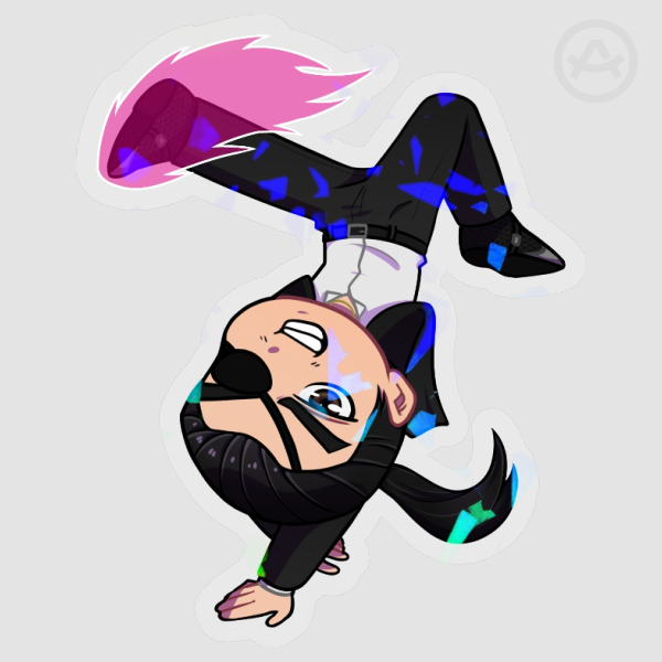 Majima Broken Glass Vinyl Sticker