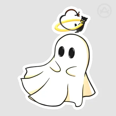S&N: Angel and Devil Sticker