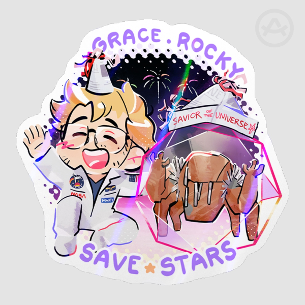 [PHM] GraceRocky Save Stars Die Cut Sticker