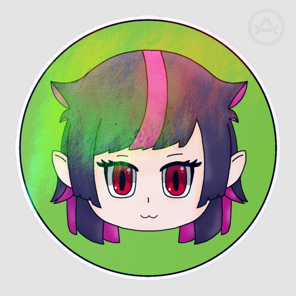 Lilia Vanrouge Circle Sticker