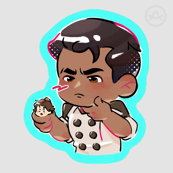 [Arcane] Jayce with tiny Vikito Die Cut Sticker