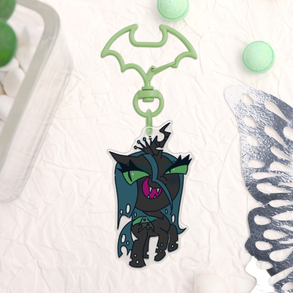MY LITTLE PONY | Queen Chrysalis Double-Sided Acrylic Charm Clear