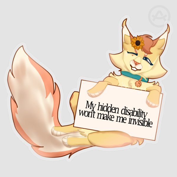 Skye Hidden Disability Sticker | Disabled Pride Collab