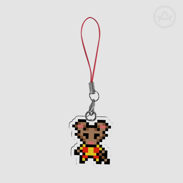 Artenine Originals - Chinese Zodiac CNY Rat Pixel Sprite Phonestrap