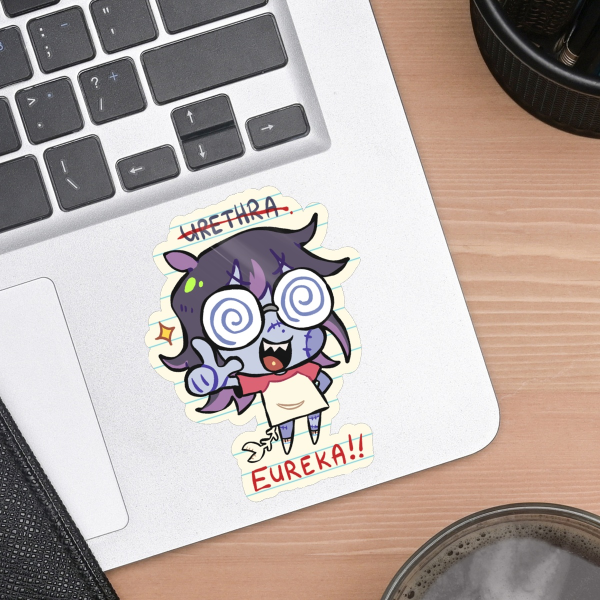 Koko "eureka!" Die Cut Sticker