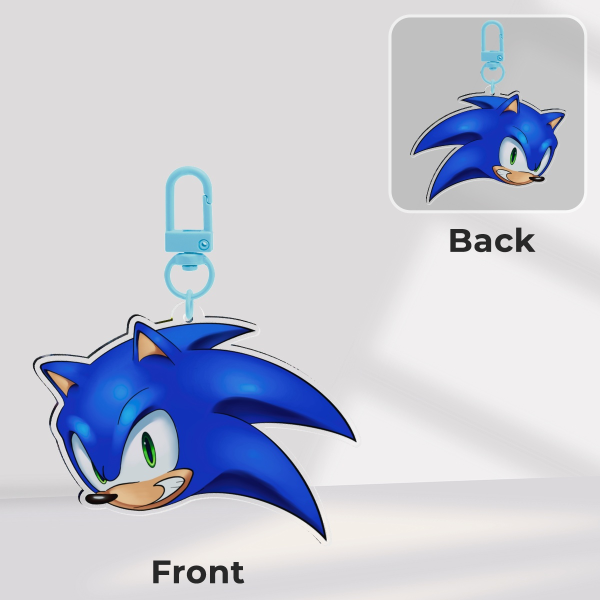 Sonic Acrylic Keychain
