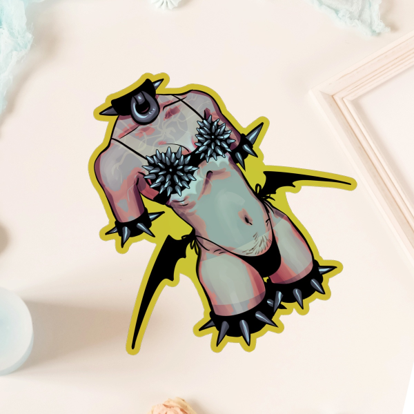 [WLHN] Niki Torso Die Cut Stickers
