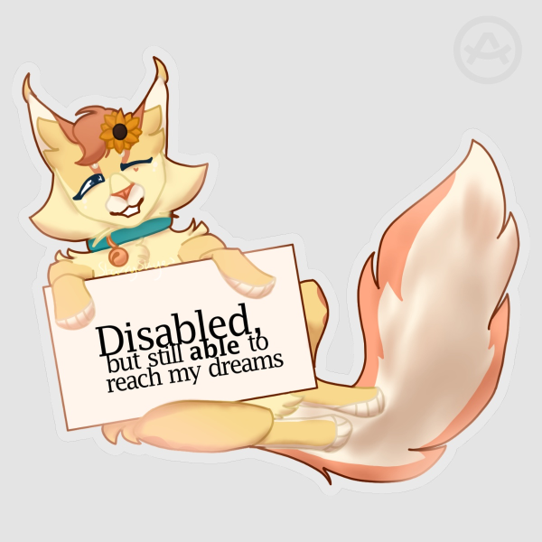 Skye Disability Sticker | Disabled Pride Collab