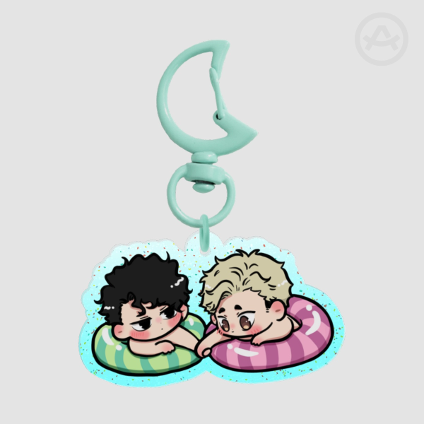 Skts Summer Glitter Acrylic Keychain