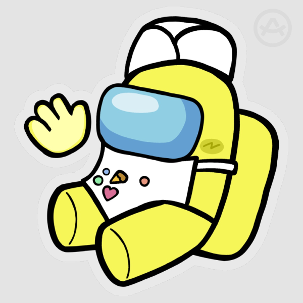 Yellow | Clear PET Vinyl Die Cut Stickers
