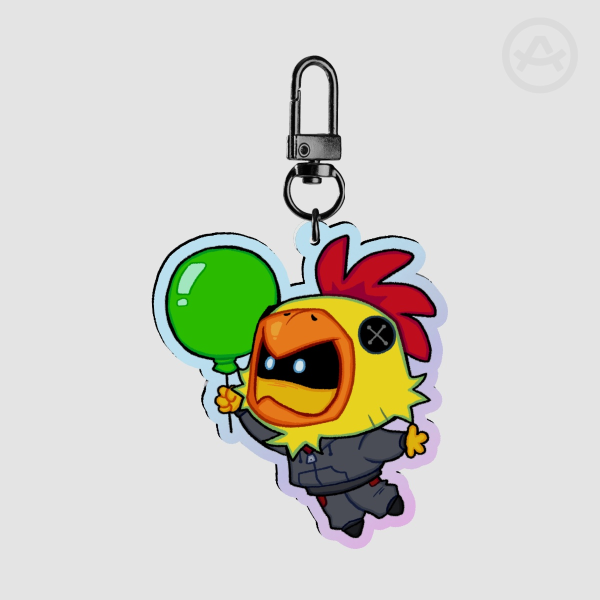 Cute floating Null | KEYCHAIN