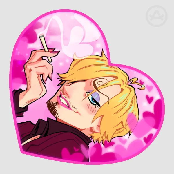 Candy Heart Sticker B!