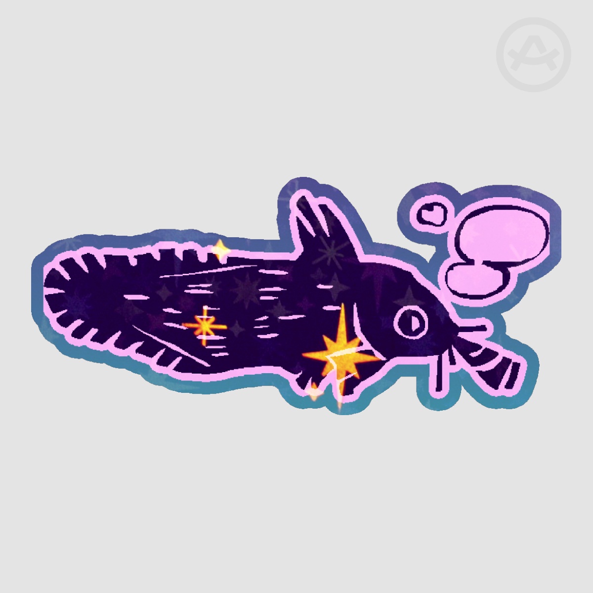 Eel-tailed catfish sticker