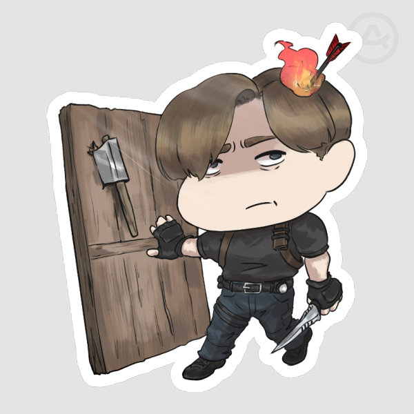 RE4 Sticker - Leon