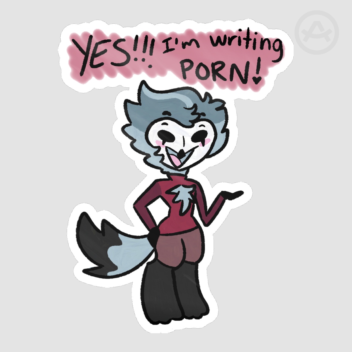 Book Report Stolas Sticker 2