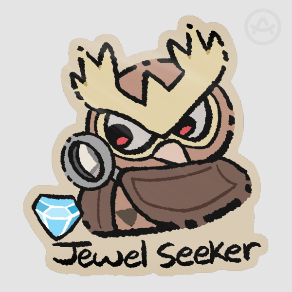 Jewel Seeker Sticker