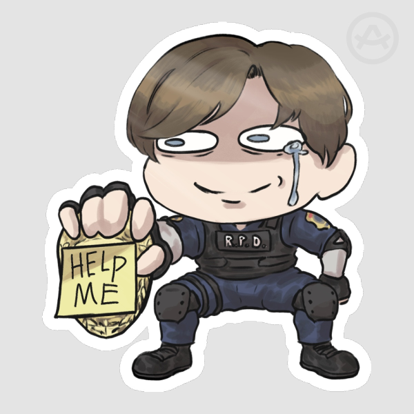 RE2 Sticker - Leon