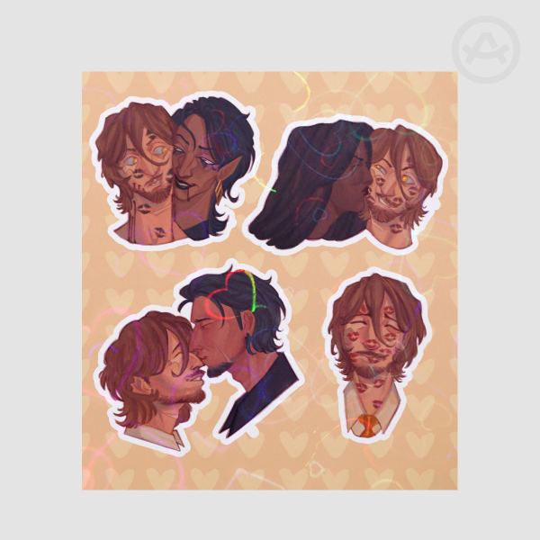 Arthur Kissies Sticker Sheet