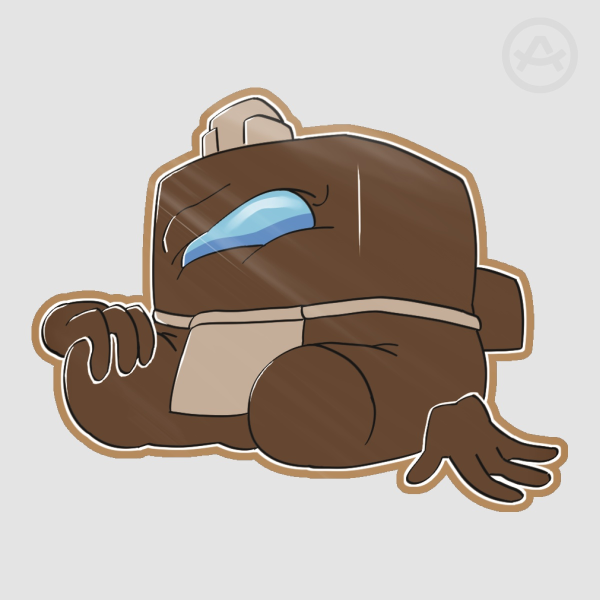 Brown - Among Us Show | Sticker