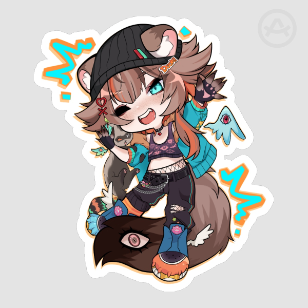 Smitten Seraph Die Cut Stickers