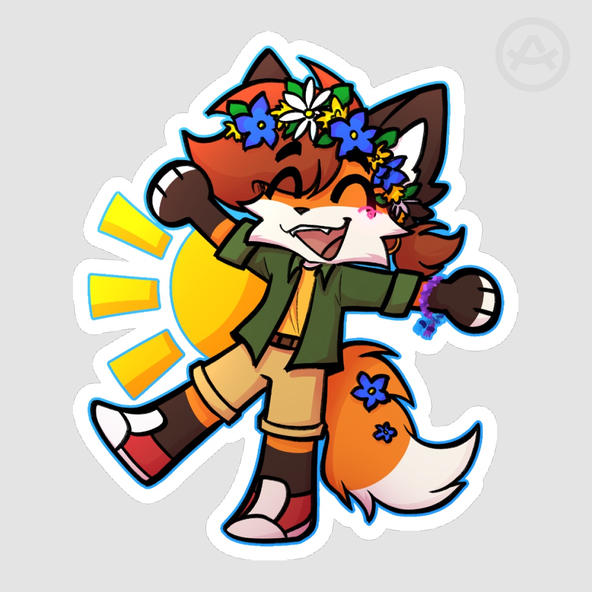 Summer's End Matte Sticker
