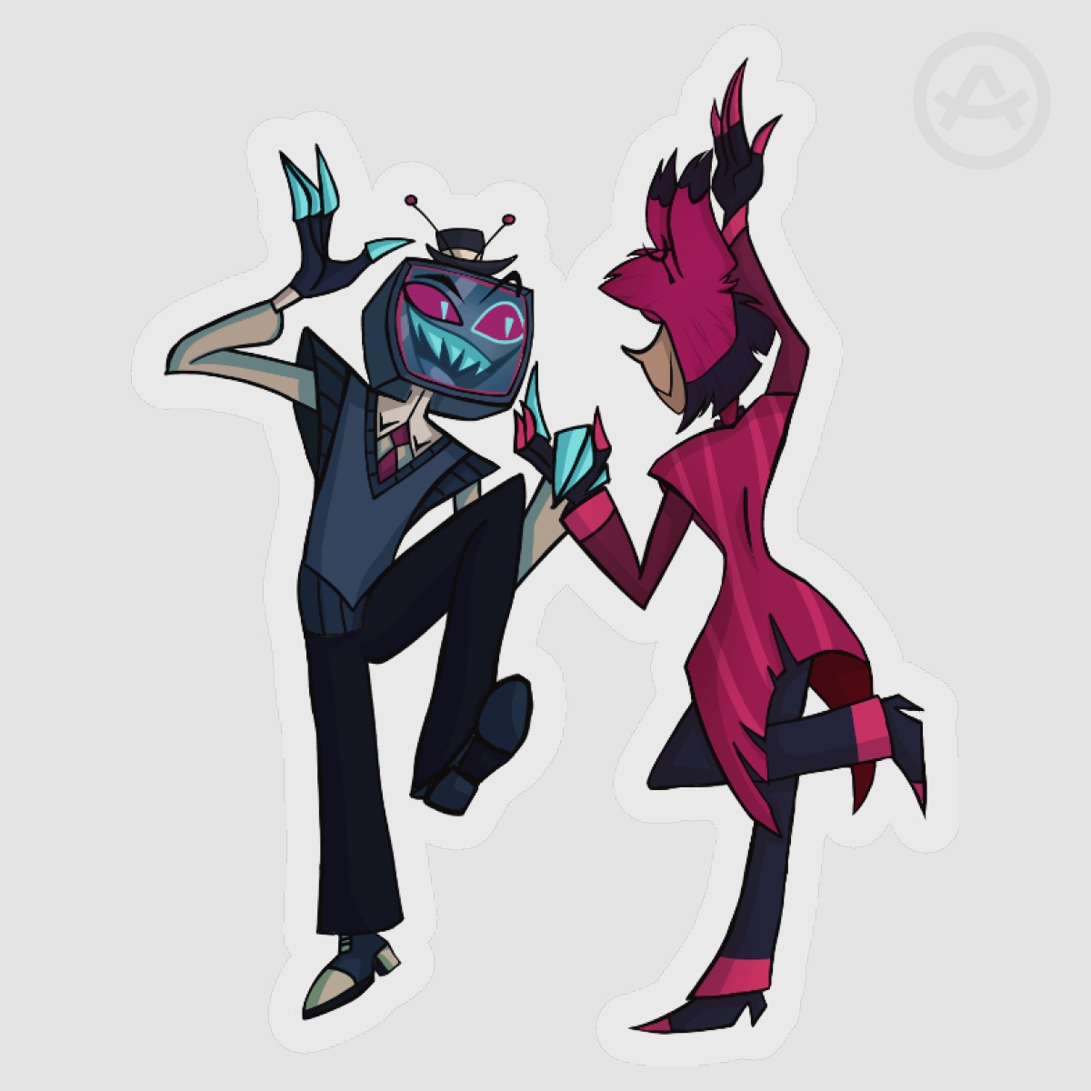 Radiostatic When We Dance Clear - Vinyl Sticker