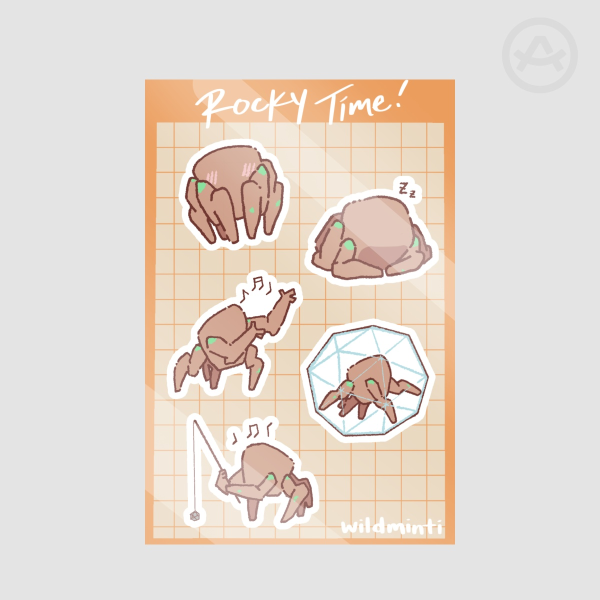Rocky Time! Sticker Sheet | Project Hail Mary