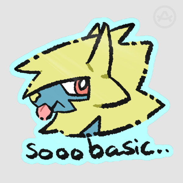 Sooo basic.. Sticker