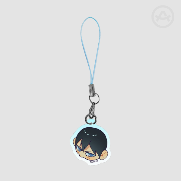 Kageyama Chibi Phone Charm