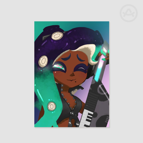 Marina from splatoon poster!