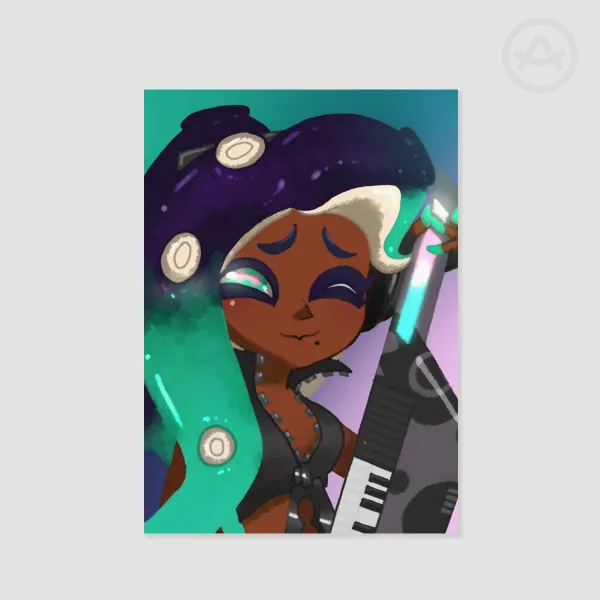Marina from splatoon poster!