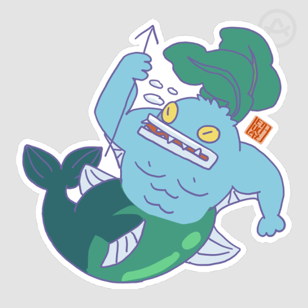 Die Cut Sticker - DM fanmerch Merman