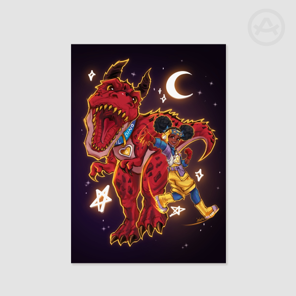 Moon Girl & Devil Dinosaur (A4 Print)