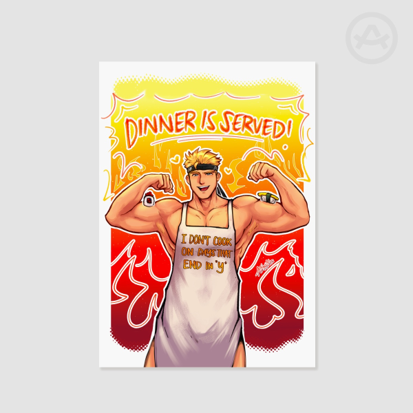 Johnny Sushi Master (A4 Print)