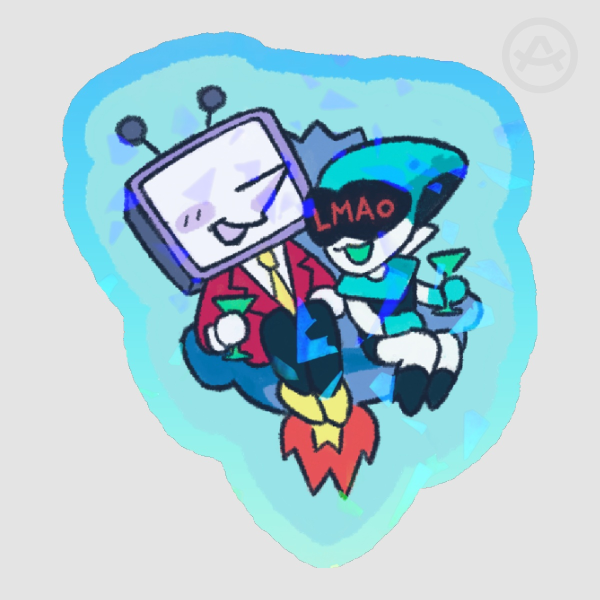 Tenna & Queen sticker