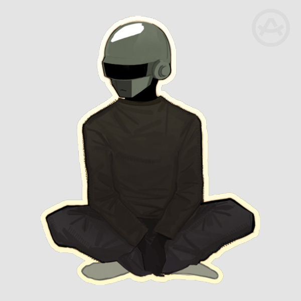 Daft Punk TB3 sticker