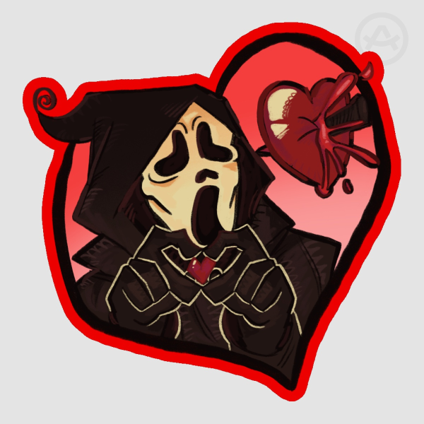ghostface sticker ver 1