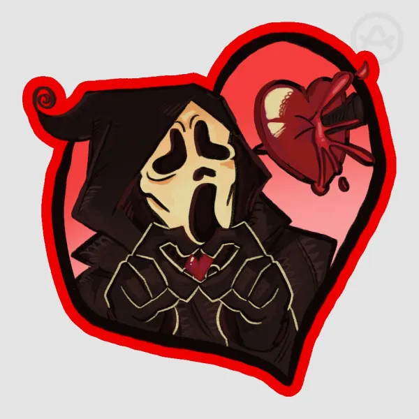 ghostface sticker ver 1