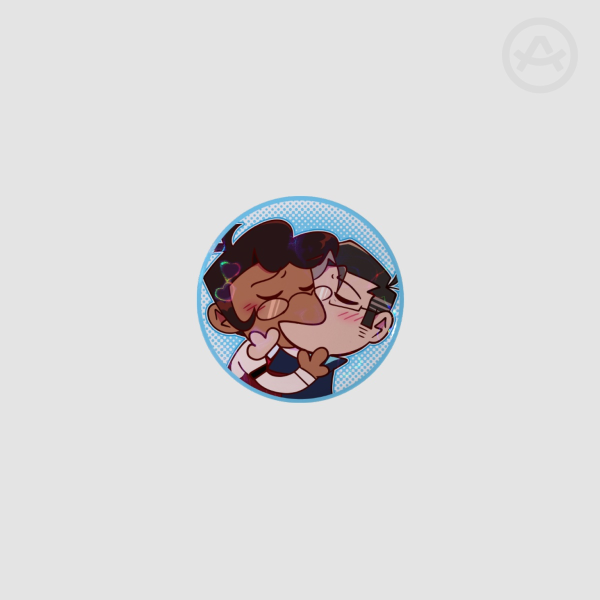 Murdermedia Holograpic Pin