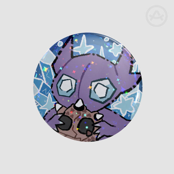 Sableye Button Pin