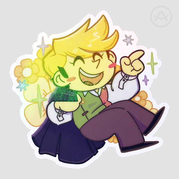 Flowery Sticker