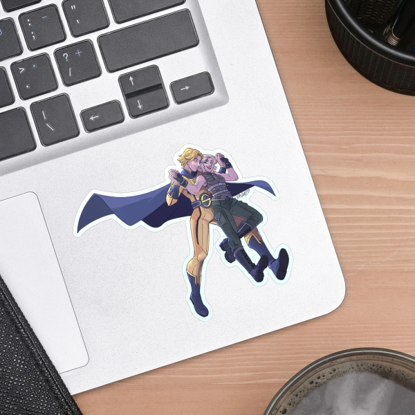 Boblena "Flying together" Sticker (glossy)